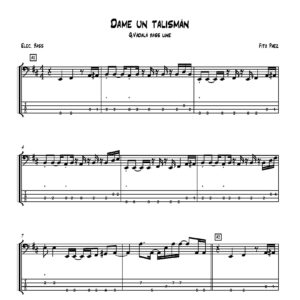 Dame un talisman (Fito Paez) - Bass Transcription