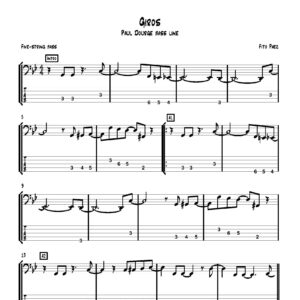 Giros (Fito Paez) - 5S Bass Transcription