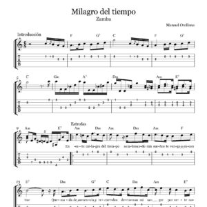 Milagro del tiempo (Am) ORELLANA LUCCA
