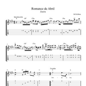 Romance de abril (E) ORELLANA LUCCA